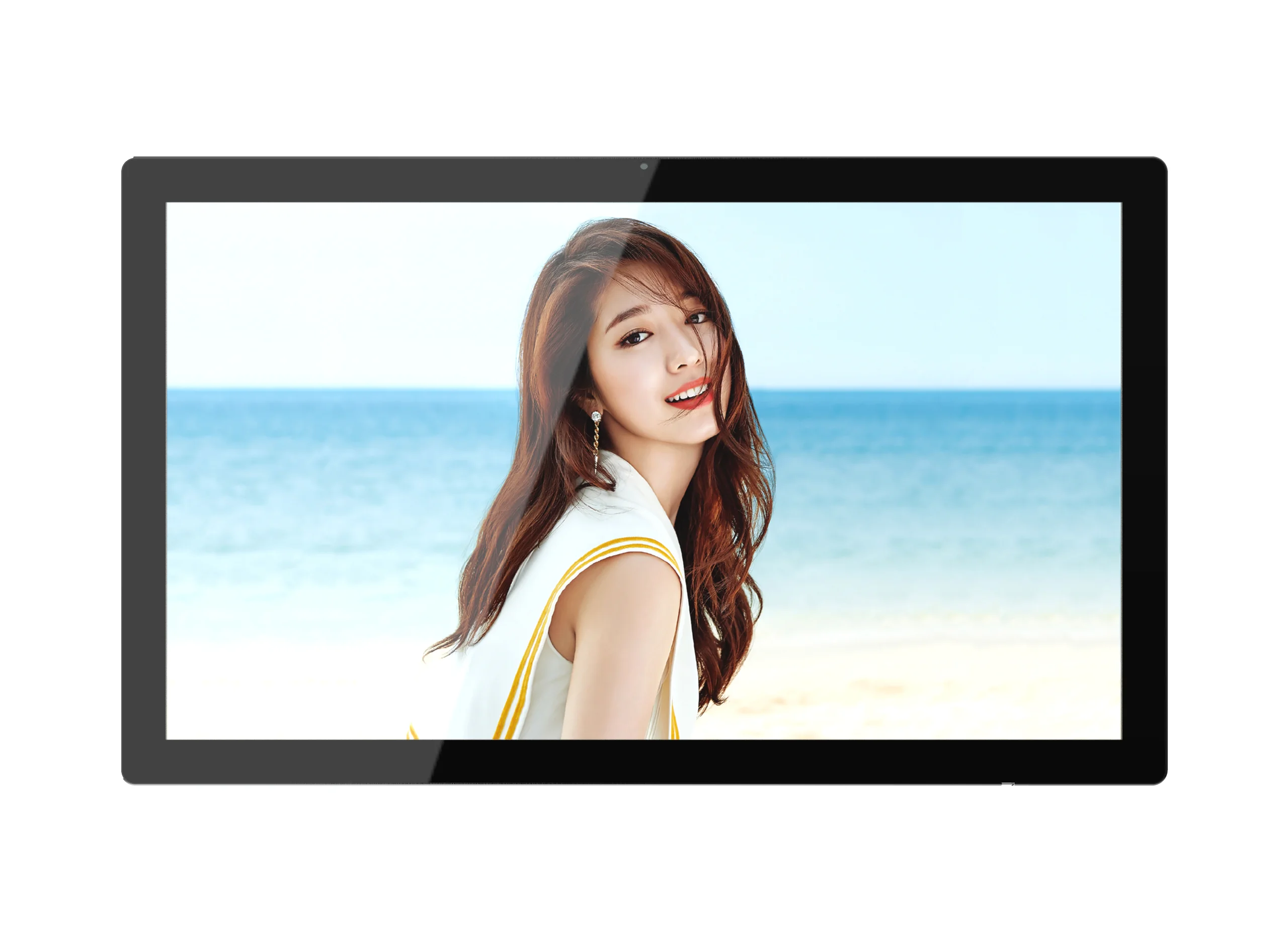 Best Selling Products 32inch Industrial Metal Frame Wall Embedded Mount Lcd Display General Touch  open frame touch display