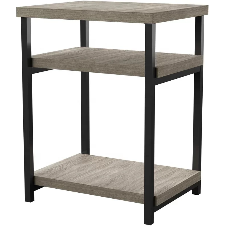 
 Лидер продаж на Amazon, низкая цена, высококачественный деревянный стол с железными ножками для гостиной  