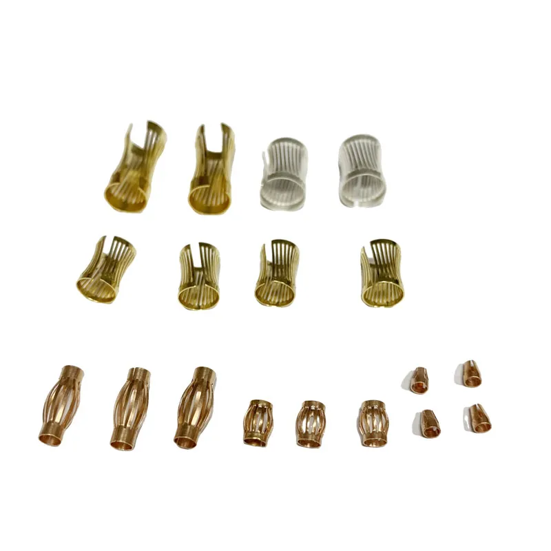Stamping terminals manufacturer customized medical device test copper plug shrapnel banana plugs lanterns drum spring terminals