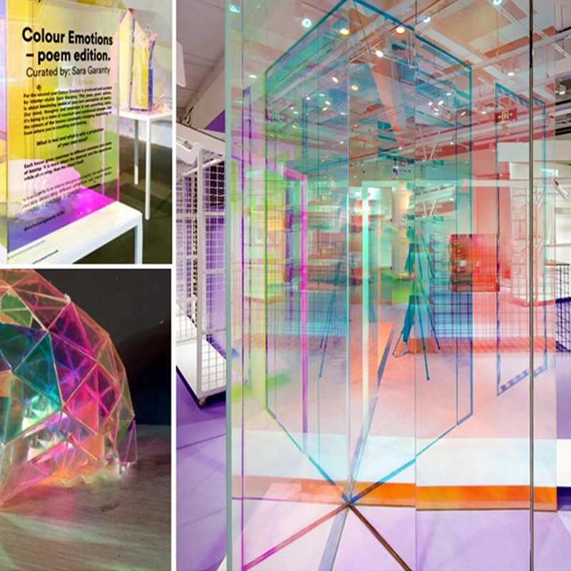 blaze chameleon dichroic iridescent cellphone decorative window glass protective film