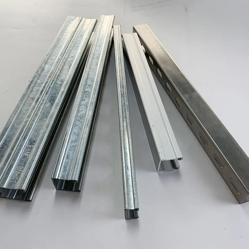 Good Quality Cold Formed Profile Not Perforated Stainless Steel C Channel Steel For Pipe Support