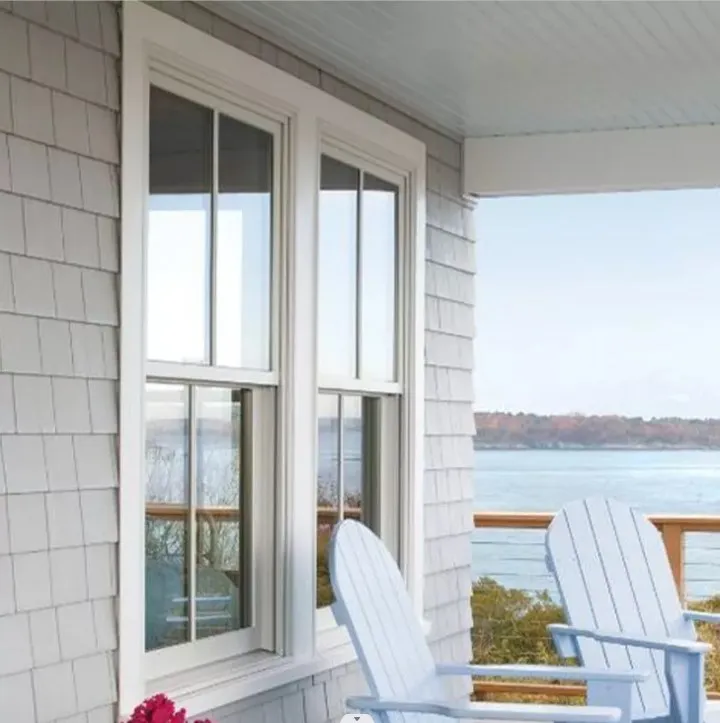 Thermal-Break with insect screen single-hung windows top hung awning window white single hung windows