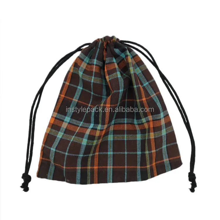 Оптовая продажа, экологически чистый Хлопковый мешок на шнурке