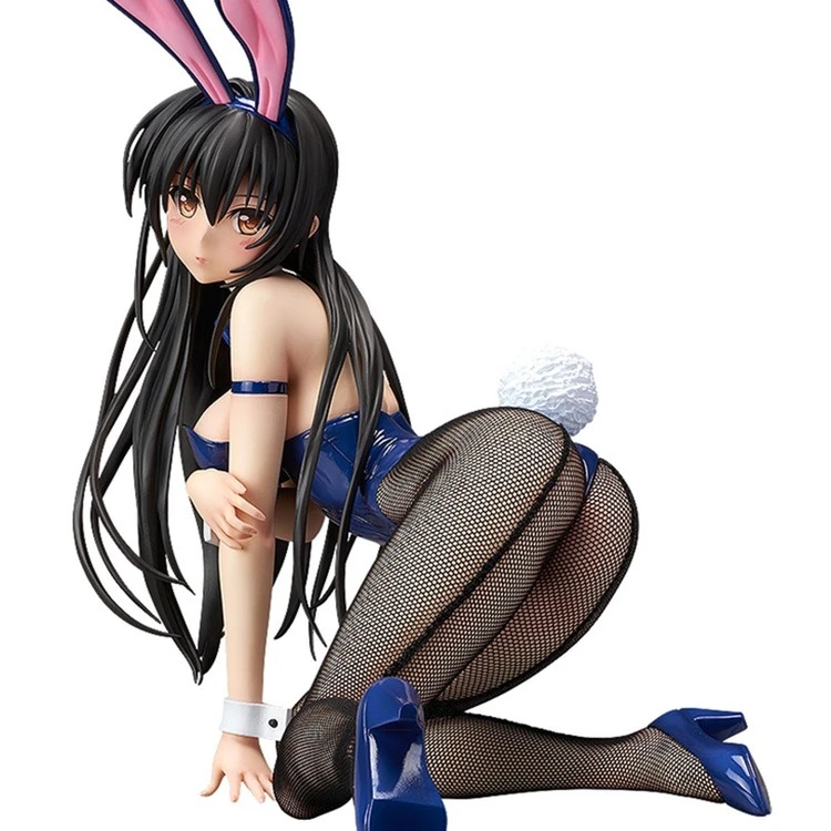 23CM To Love Ru Yui Kotegawa Bunny Ver. PVC Action Figure Anime Figure Modle Toy Sexy Girl Bunny Figure Collectible Doll Gift