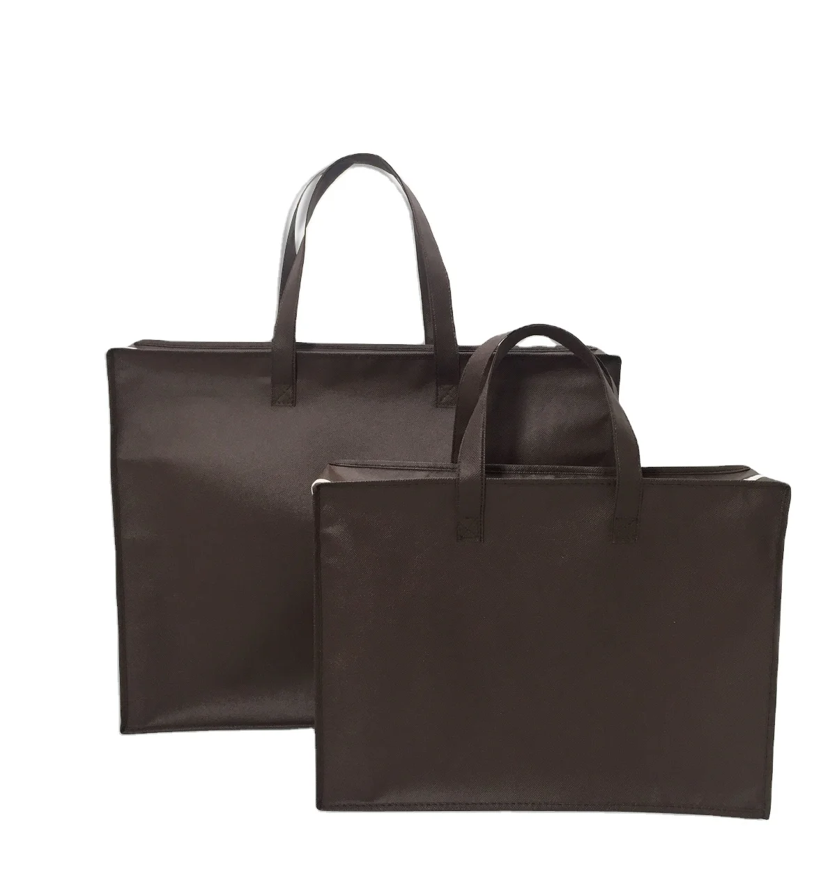 Wholesale Cheap Supply Non-Woven DIY Bag Tote Large Clothes Storage Bag Home Textile Packaging Bag with Zipper