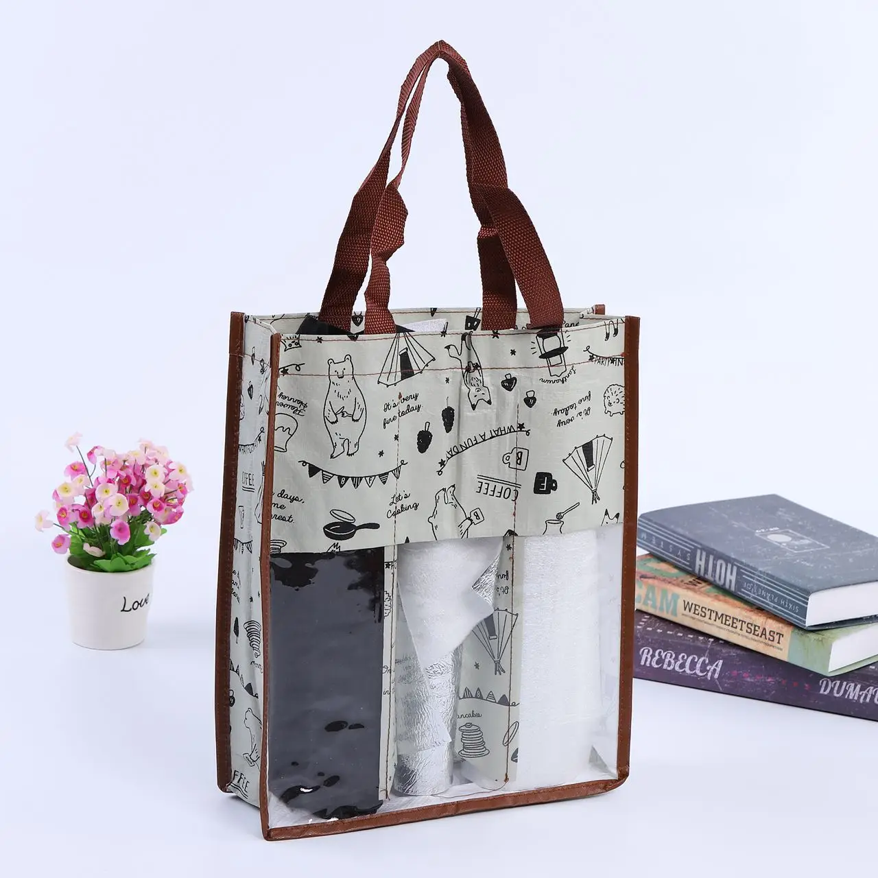 Factory supply Unique Accept Customized Shopping tote Bag Laminated PP Woven Bag