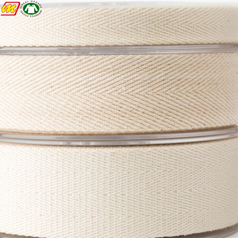 Высокопрочная утолщенная хлопчатобумажная лента с пользовательским логотипом, хлопчатобумажная лента для Ремня Сумки