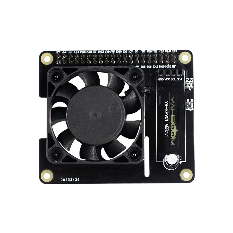 AIsmartlink Raspberry PI Automatic Temperature Control Fan 4B/3B+ Thermal Intelligent monitoring Butler enclosure   RGB lights