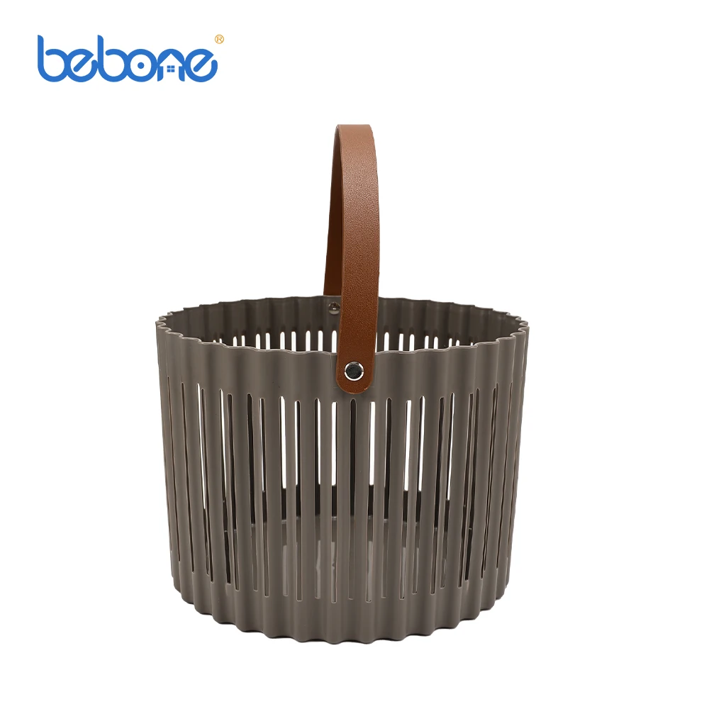 Small Size Round Organizer With Handle Small Laundey Basket for Baby Clothes Underwear