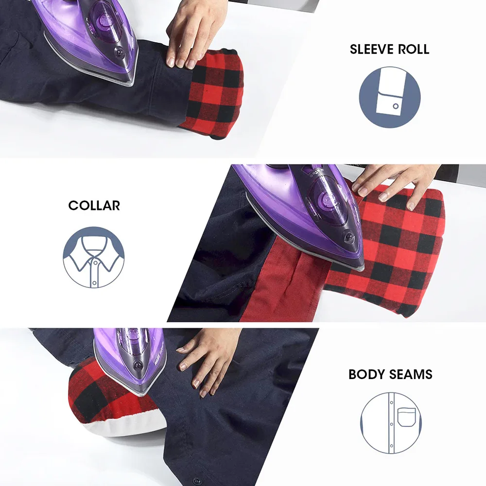 Apparel Ironing shoulder sleeve pad sewing needle insert bag accessories clothing care tailors ham