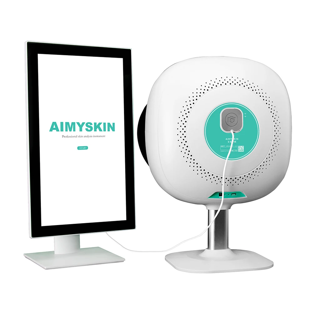 New Arrivals 2024 AI Smart Skin Detector 5 Spectrum Digital Analyzer Face Analysis Machine Facial Scanner Analyzer