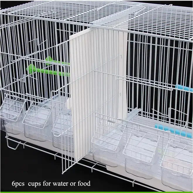 Pet Products Flight Cage Metal Steel Bird Crate, Multi-Bird Home Stackable Cage for Birds, Home Crate for Extra-Small Pet