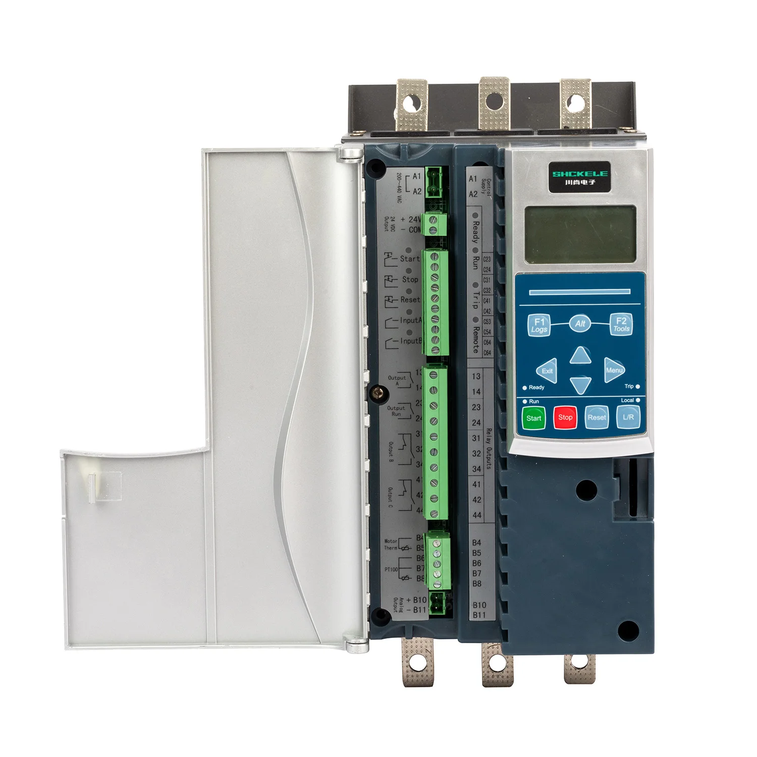 China Top Quality Internal Bypass Contactor 3 Phase 380V 5.5KW To 400KW Soft Starter for motor