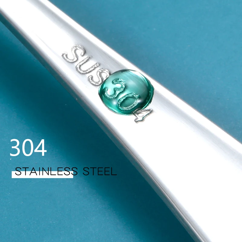 304 Stainless Steel Fork Chopsticks Spoon Tableware for Child Student Travel Camping Picnic Cutlery Set Can Be Customized LOGO