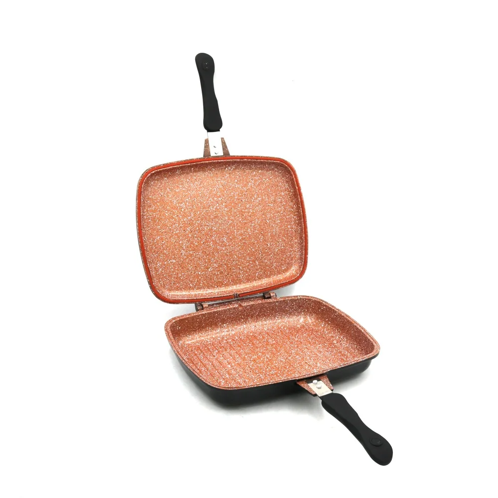 Top Quality Double Sided Baking Tray Double Sided Grill Frying Pan Egg Roll Frying Pan