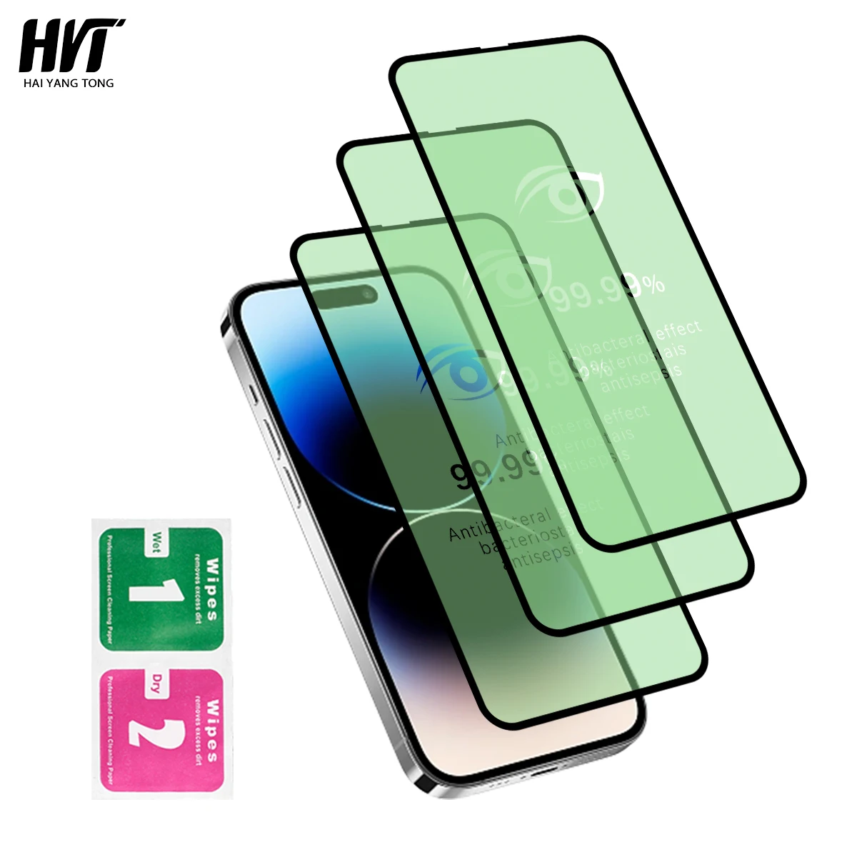 New Product High Quality Anti Blue Light Wholesale 9h Mobile Tempered Glass Screen Protector For Iphone 13 14 Plus Pro Max