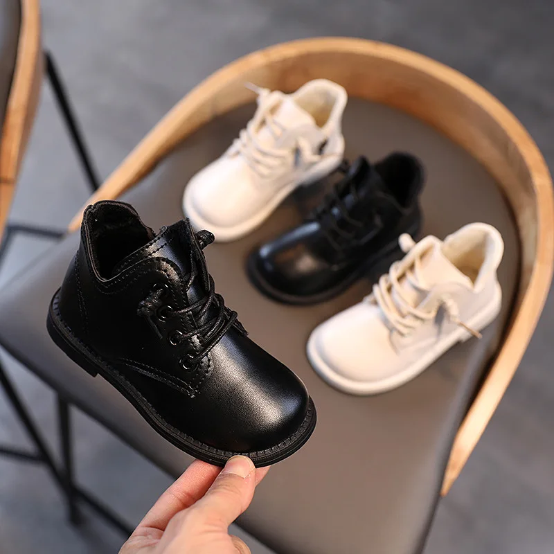 Новинка Осень-зима 2021, детская обувь с мягкой подошвой в Корейском стиле, оптовая продажа, теплые детские зимние ботинки для девочек