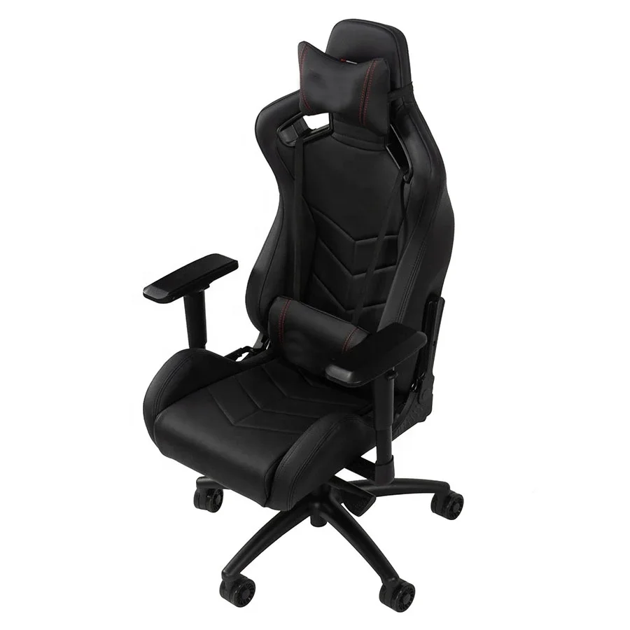 High Back Factory direct sale leather gaming chairs silla gamer Black Car Seat Racing Style Gaming Chair Big Size Gamer Chair