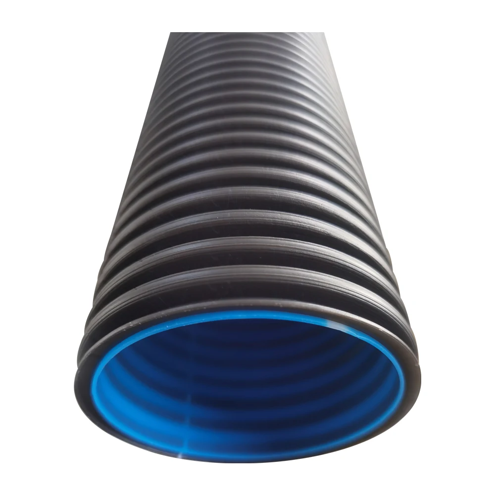 High Quality Large Diameter 225mm Plastic Drainage Pipe Tube HDPE Corrugated Pipe For Drainage And Sewage