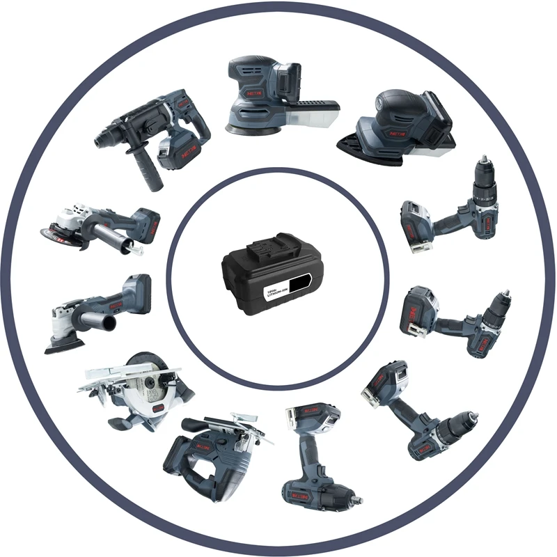 
Professional MXTOVEL 20V Li-ion Battery Cordless Drill Power Tools Combo Set 