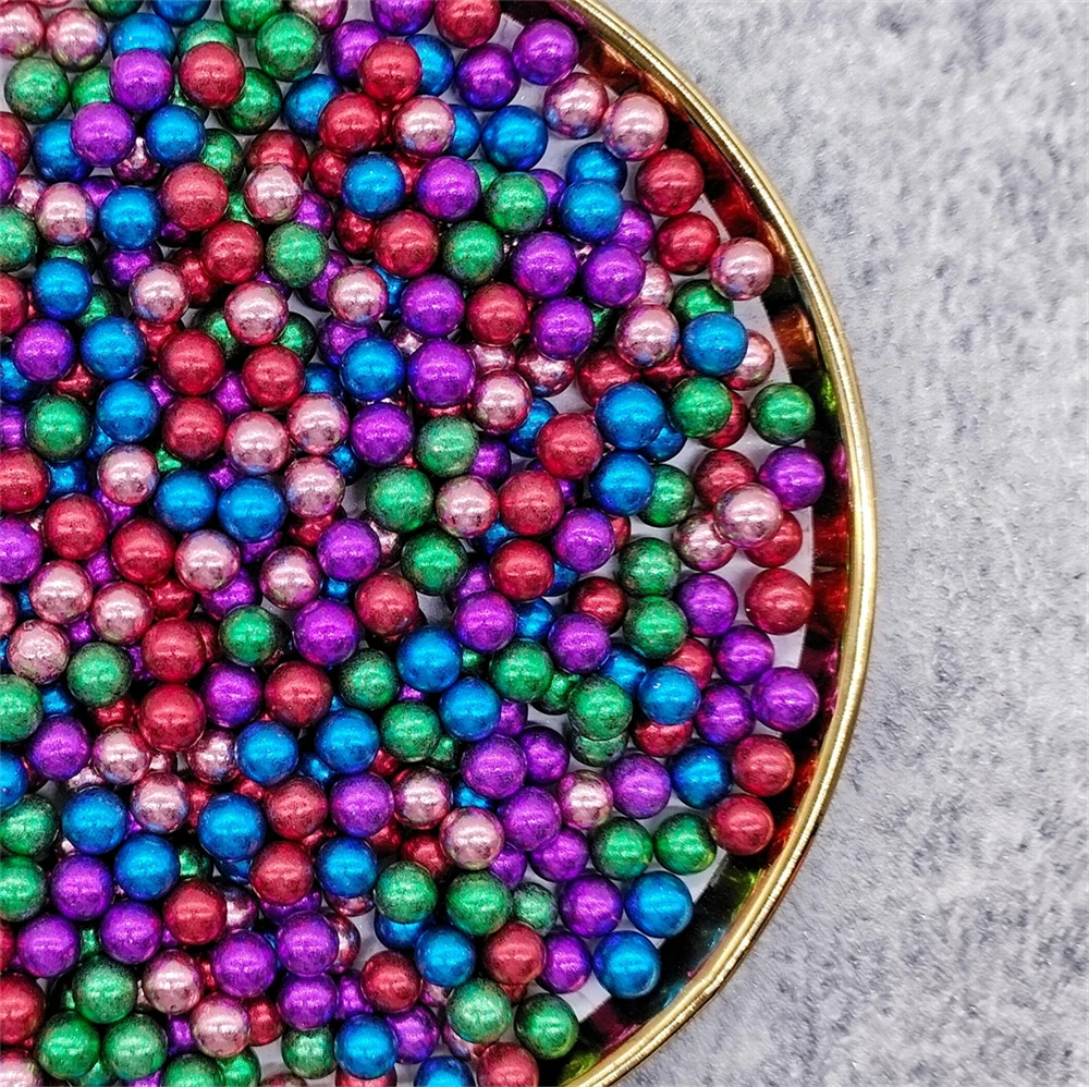 metallic gold silver color beads rods mixed sprinkles wholesale candy supplies