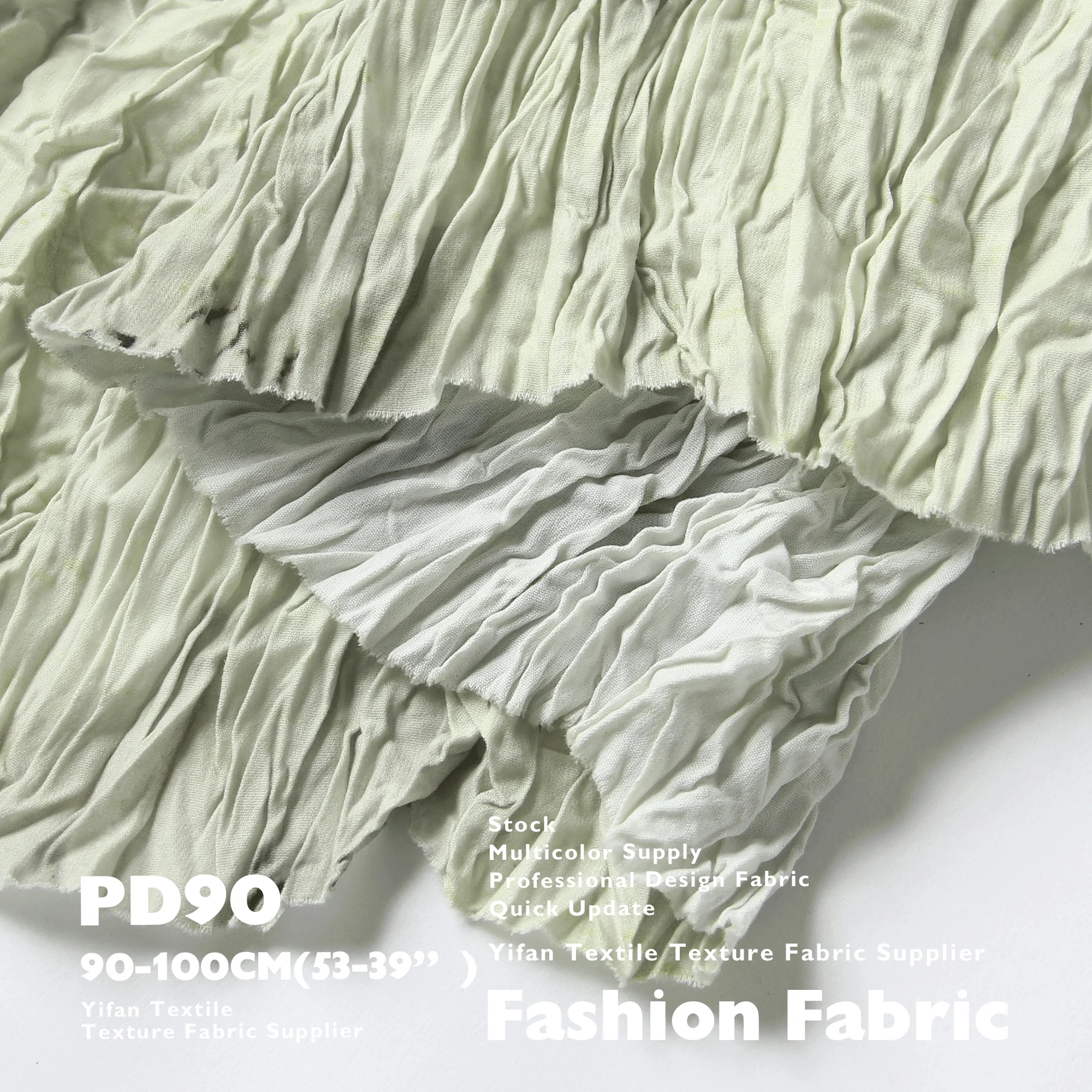 Fashion Fabrics Plant Dyed Ink Printed Fabric Natural Wrinkled Texture Fabric For Shirt Dress Skirt