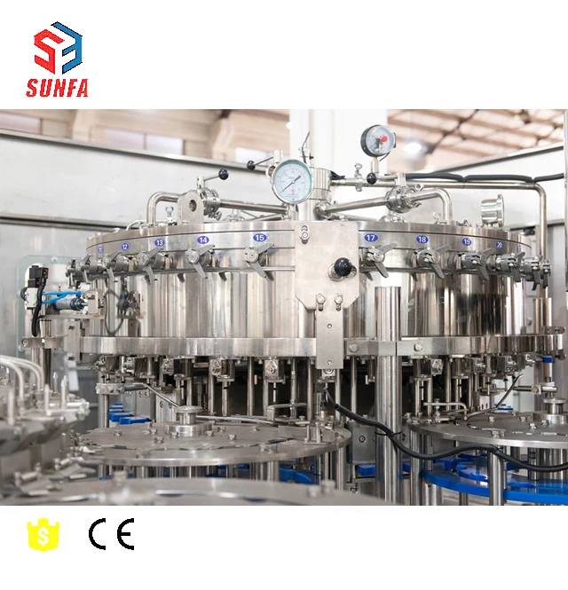 Small bottled carbonated drink mixing filling processing machine / soda water making processing plant