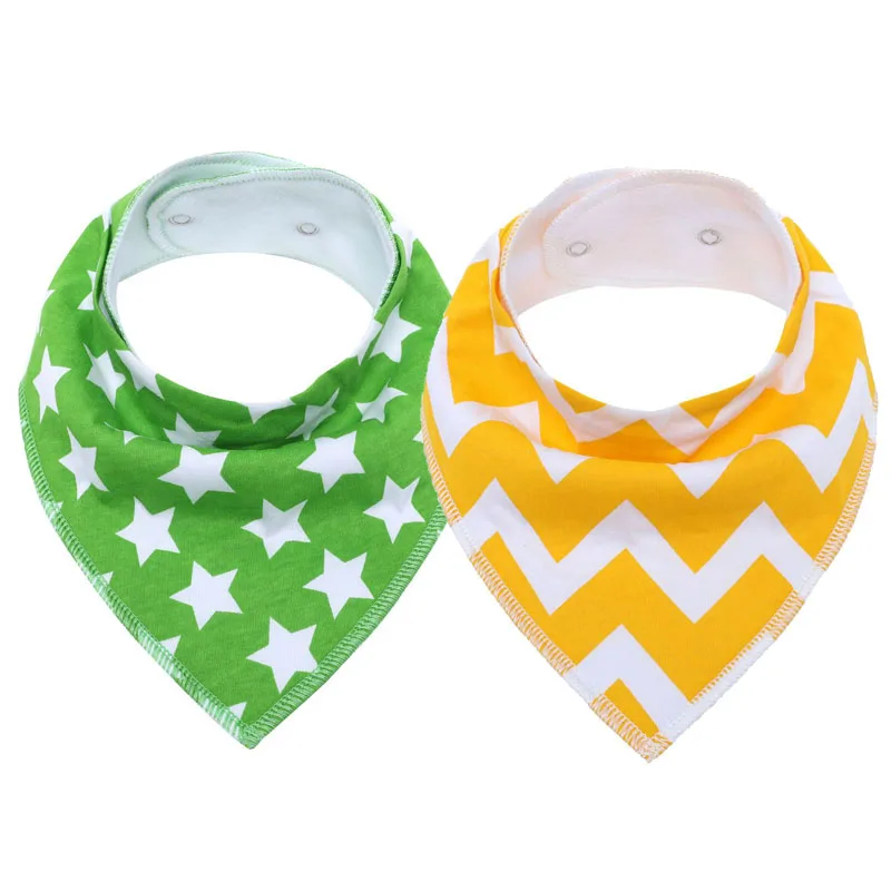
Girls and boy Cotton polar fleece triangle neck scarf Baby bandana drool Bibs for baby 