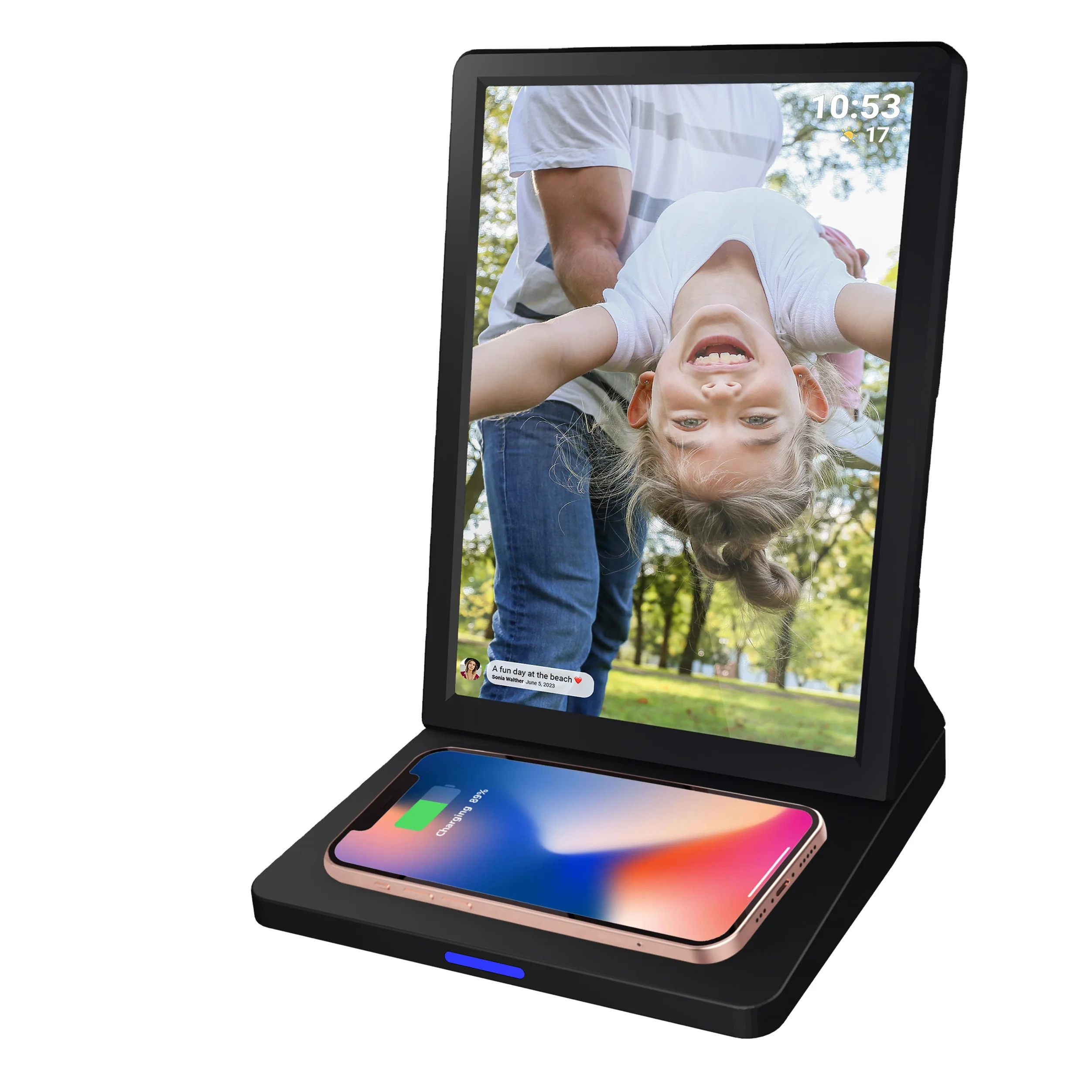New Design 9.7 inch Desktop All in One Touch Screen Tablet Commercial Display with Battery for Bank Hotel Checking