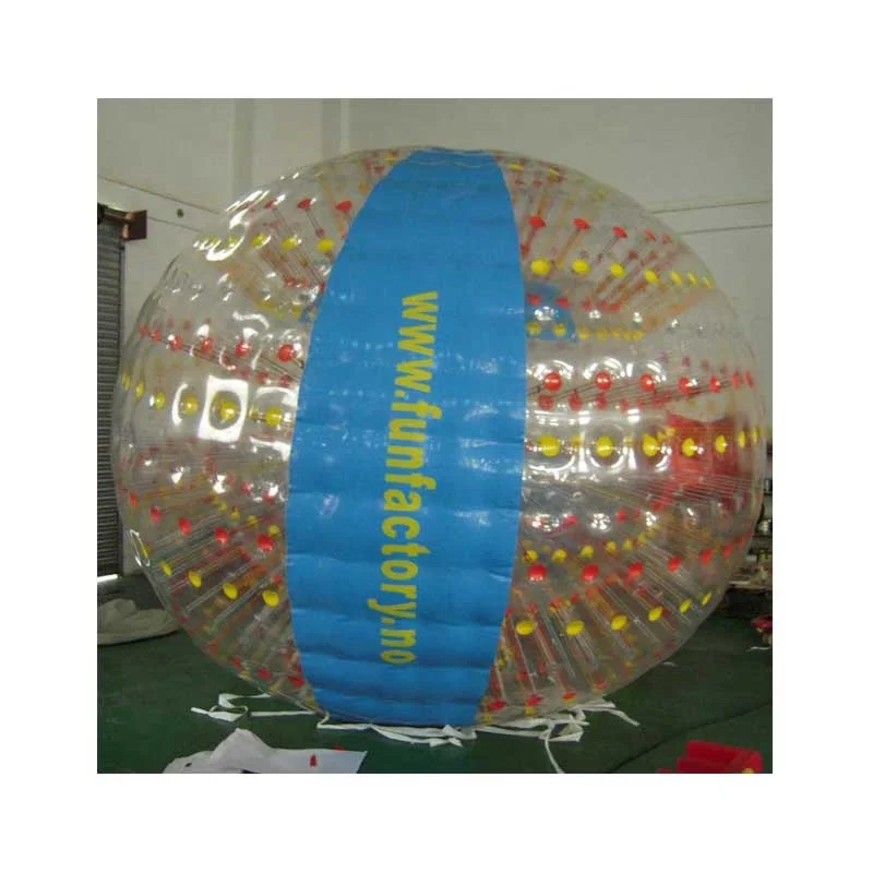Transparent Inflatable Cylinder Human Water Bubble Ball Pvc Floating Roller Aqua Zorbing Ball Walk On Transparent  Zorb Ball