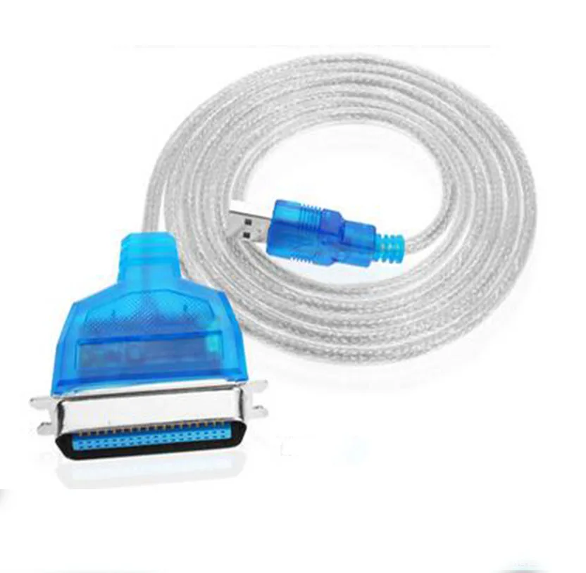 High quality Wholesale USB to IEEE 1284 1284 Parallel port Adapter Cable 36 Pin CN36 cable Usb Printer Cable