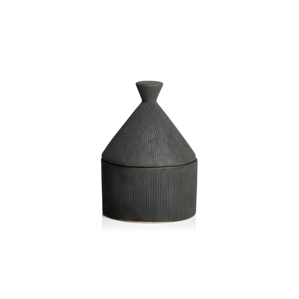 Unique Luxury Stoneware Candle Jar Wholesale Custom Scented Candle Vessels Cups For Home Decoration