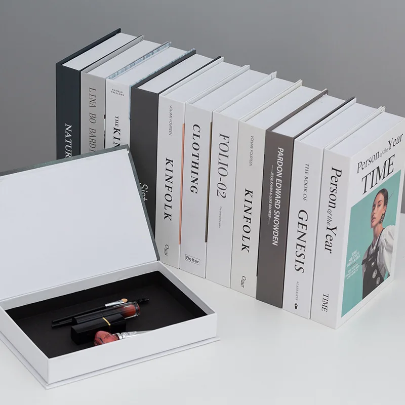 Хит продаж, заводские оптовые продажи, именные книги, домашние бренды, декоративные книги, стек, Белый журнальный столик, книга