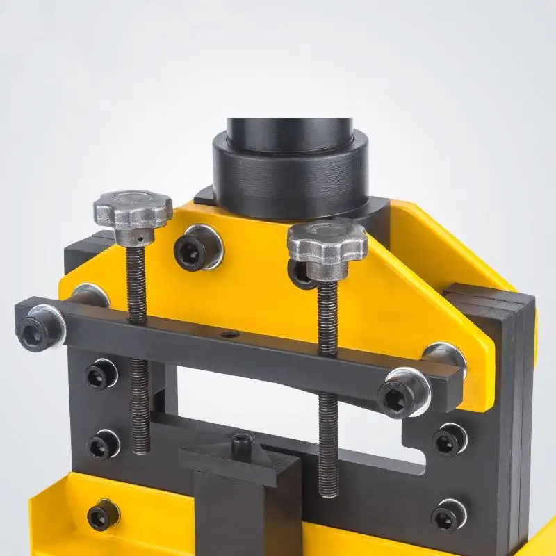 Hydraulic angle iron machine edge cutter 45 degree angle cutter  hydraulic chamfer tool