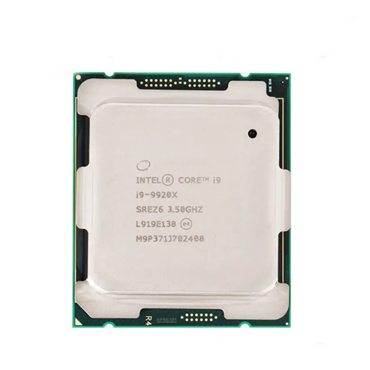 Intel Core i9 9920X Desktop Processor 12 Cores up to 4.5 GHz 165W DDR4 Memory Used CPU Support Socket FCLGA2066 Motherboard X299