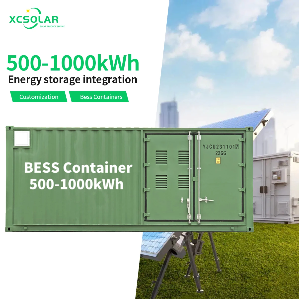 Solar Panel and Battery Storage Full Set up Deal Energy Power Storage Container 30kwh Lithium Batteries Xc Battery Storage Box