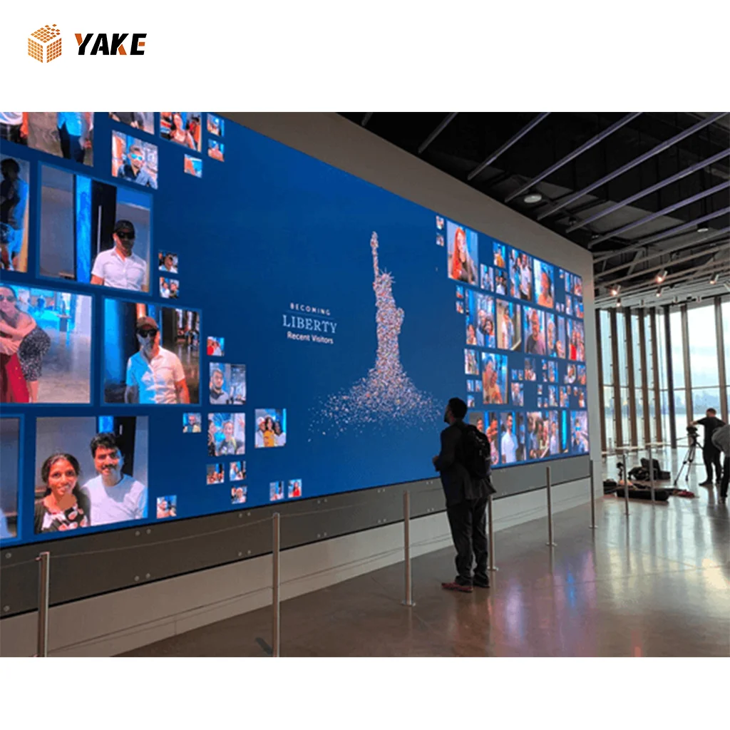Yake 4K видео 1080P большой внутренний СВЕТОДИОДНЫЙ экран P2.6 P2.976 полноцветный портативный светодиодный настенный дисплей панели для выставки