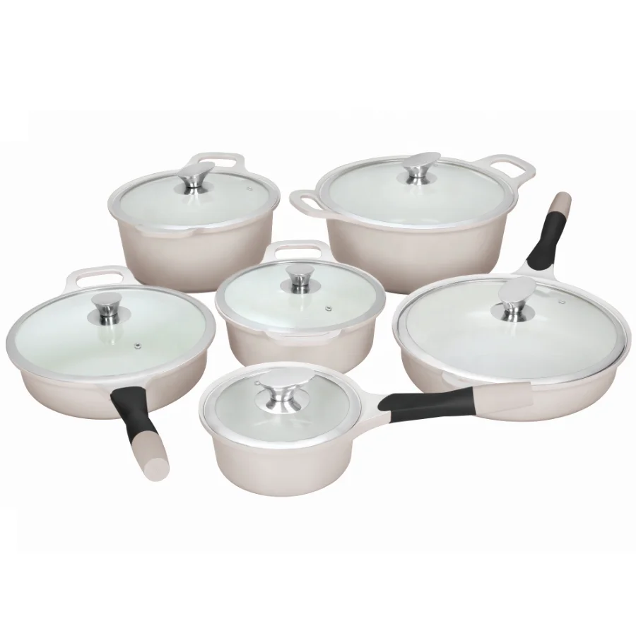 professional china factory aluminum cookware with induction base