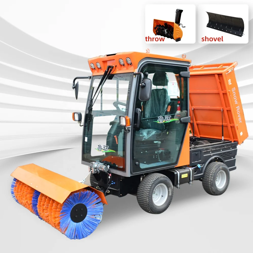 Four-Wheel Drive Continuously Variable Speed Snow Blower With Large Fuel Tank Snow Thrower