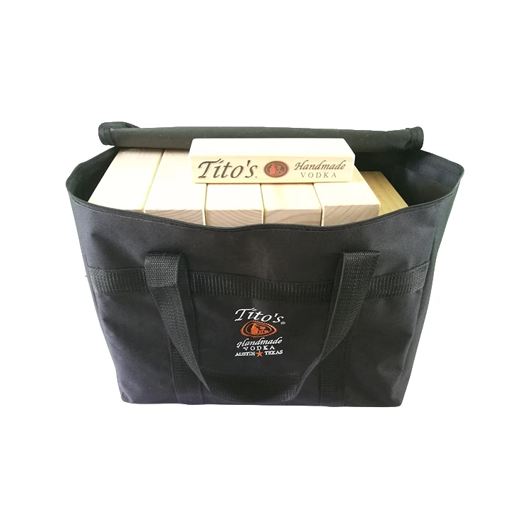 
Stacked outdoor pine wood tower game wooden gigante jenga set 