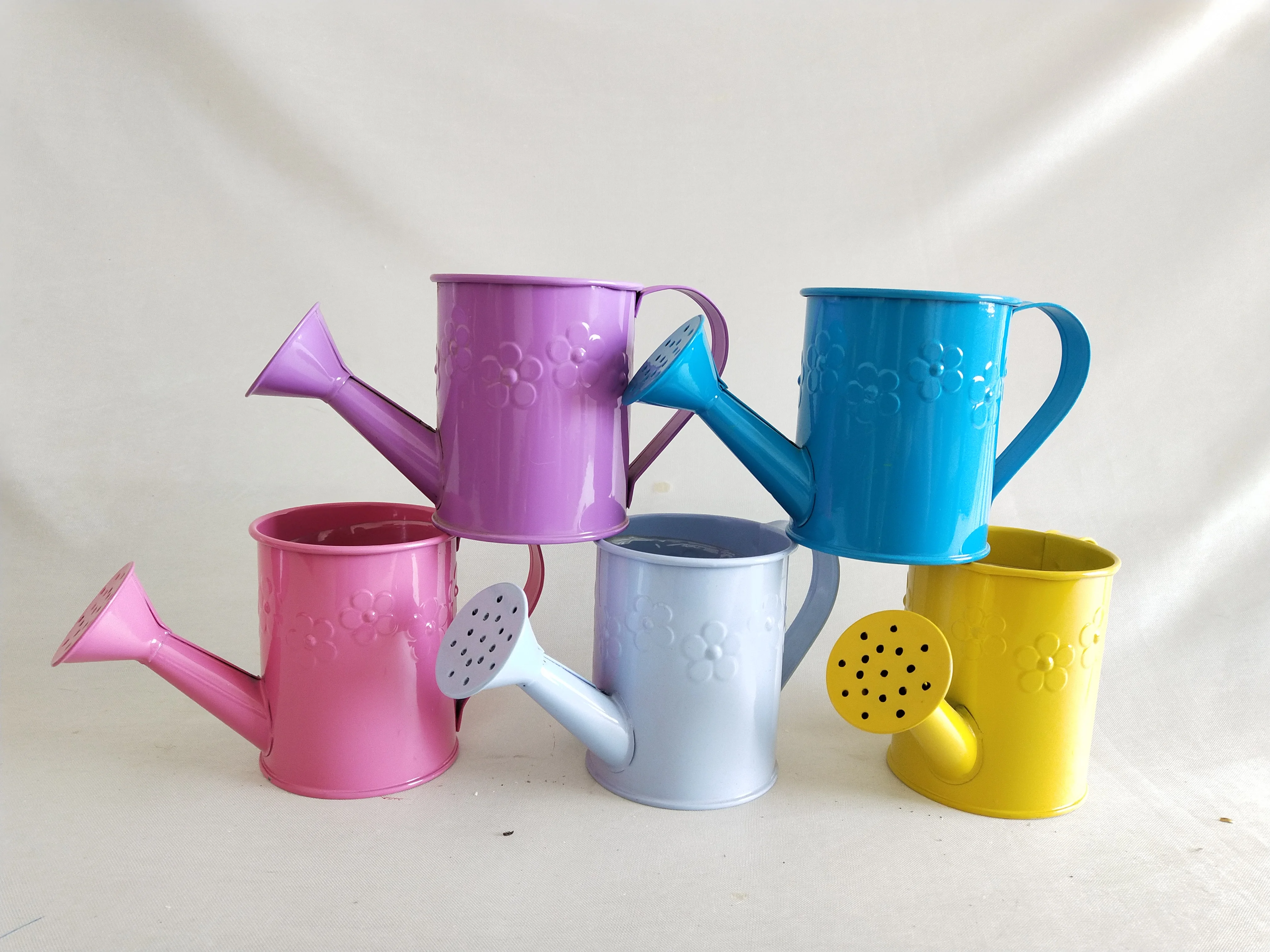 Wholesale Garden Products Watering Can  metal vase with handle for Home&Garden  artificial flower