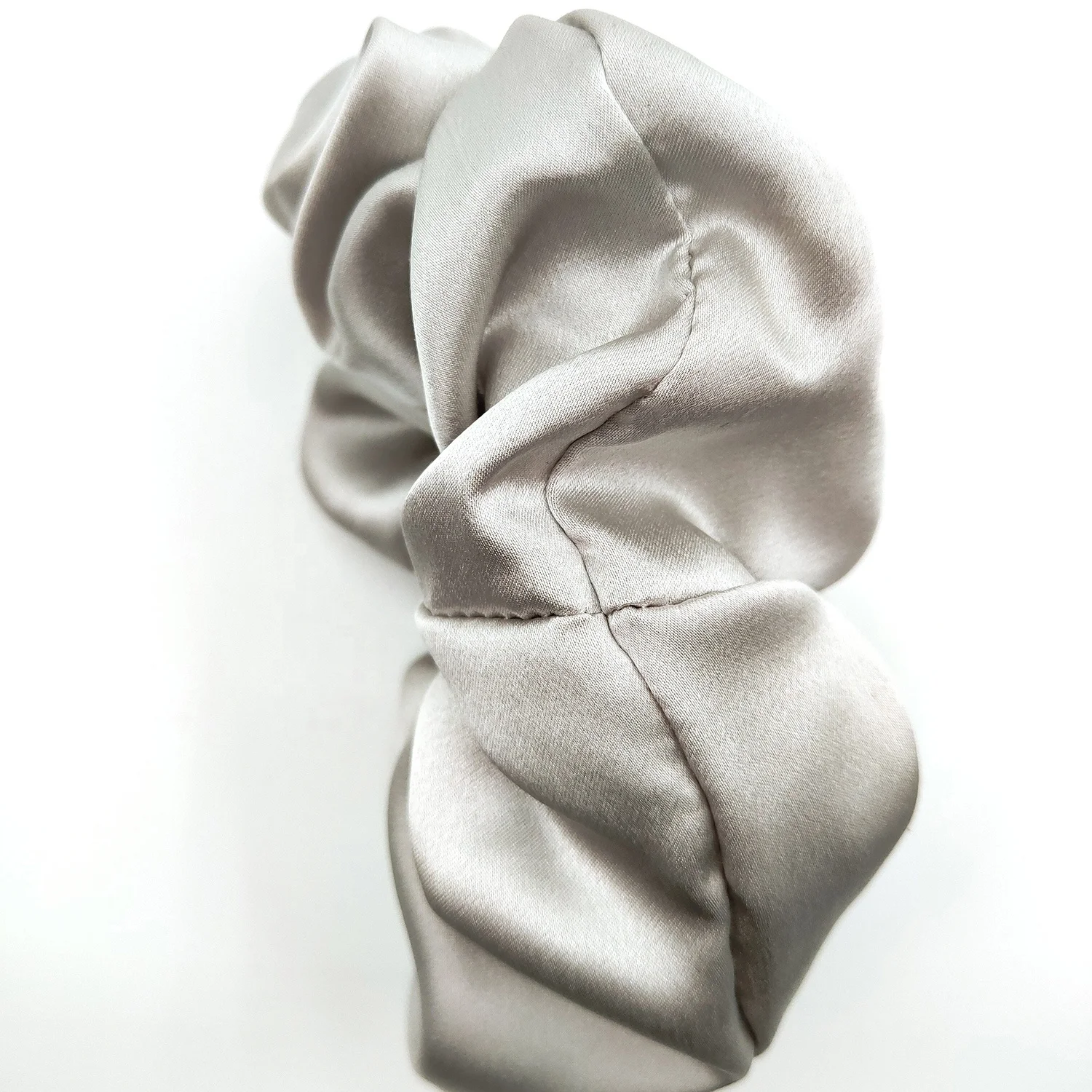 Custom 100% Pure Silk Scrunchies Mulberry Silk Scrunchies Silk Lady Bairbands