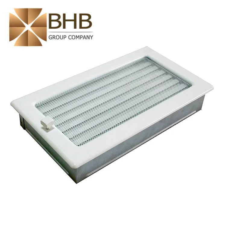 
Monolayer wire mesh ventilation grilles with adjustable shutter 