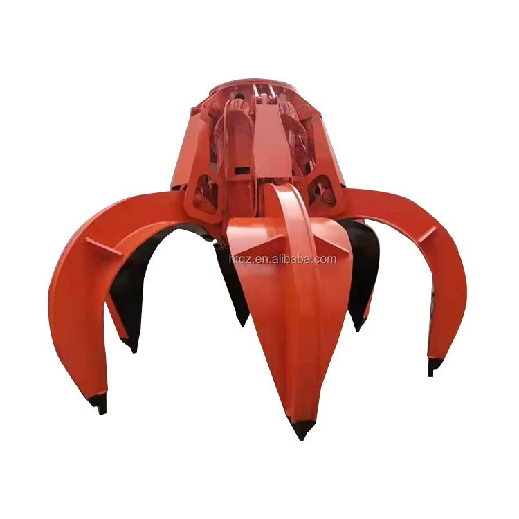 Electric Hydraulic Many Disc Orange Peel Crane Grab Excavator