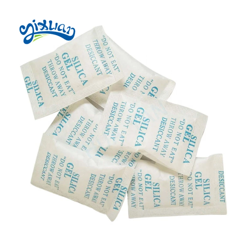 
High quality moisture absorbent white silica gel desiccant mini packs OEM 