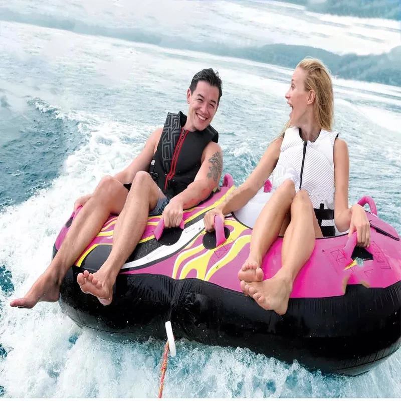 2 person towable, ski boat towing tube, boat water toys
