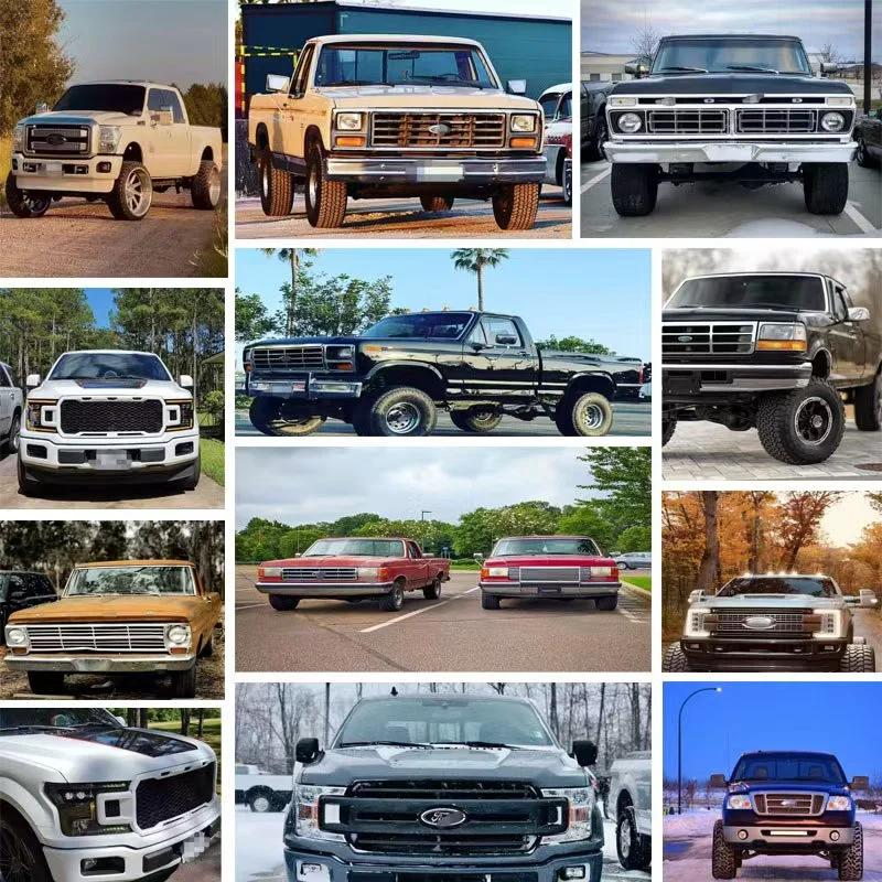 Auto Ranger Body Kit For Ford Ranger T6 T7 T8 2012-2020 Convert To 2020 F150 Raptor Look Model Car Body Kit for ford f150 grill