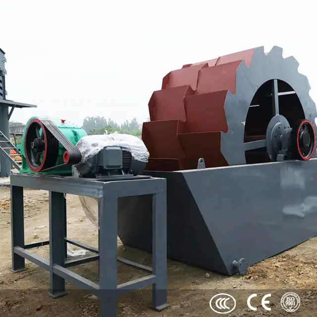 CFTC wheel bucket sand washing machine 120t sand washer price XS-3215 clay bucket sand washer machine