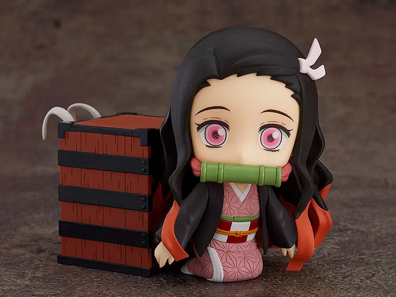 Японское аниме Kimetsu no Yaiba Q-Version 1194 # Nezuko Kamado фигурка изменяющая лицо кукла милая мультяшная