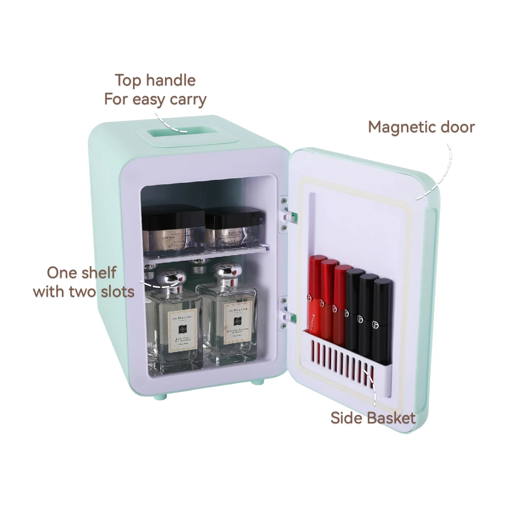 Hot 4 Liter Mini Fridge Portable Refrigerator Portable Warm And Cold Low Noise Support Customized High Quality